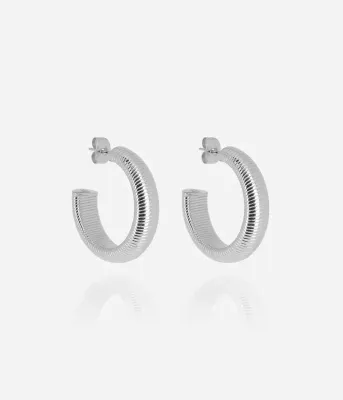 Boucles d'oreilles Kaneko - Acier