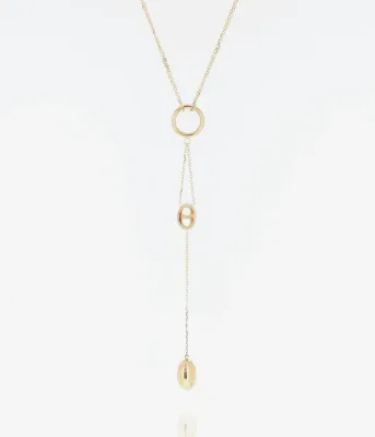 Collier Flunt -  Acier Doré