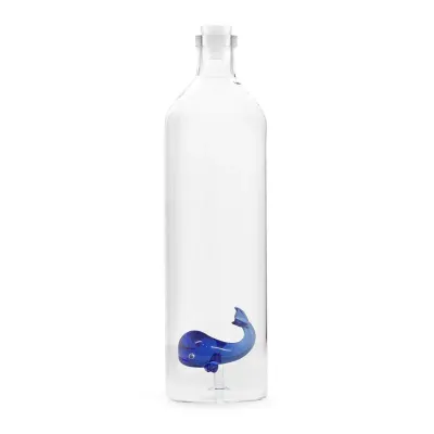 Bouteille en verre - Blue Whale