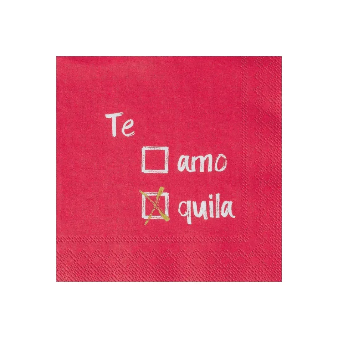 Serviettes Cocktail Serviettes Cocktail "Tequila"