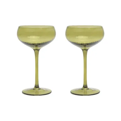 Duo de Verres Lou Coupe - Vert