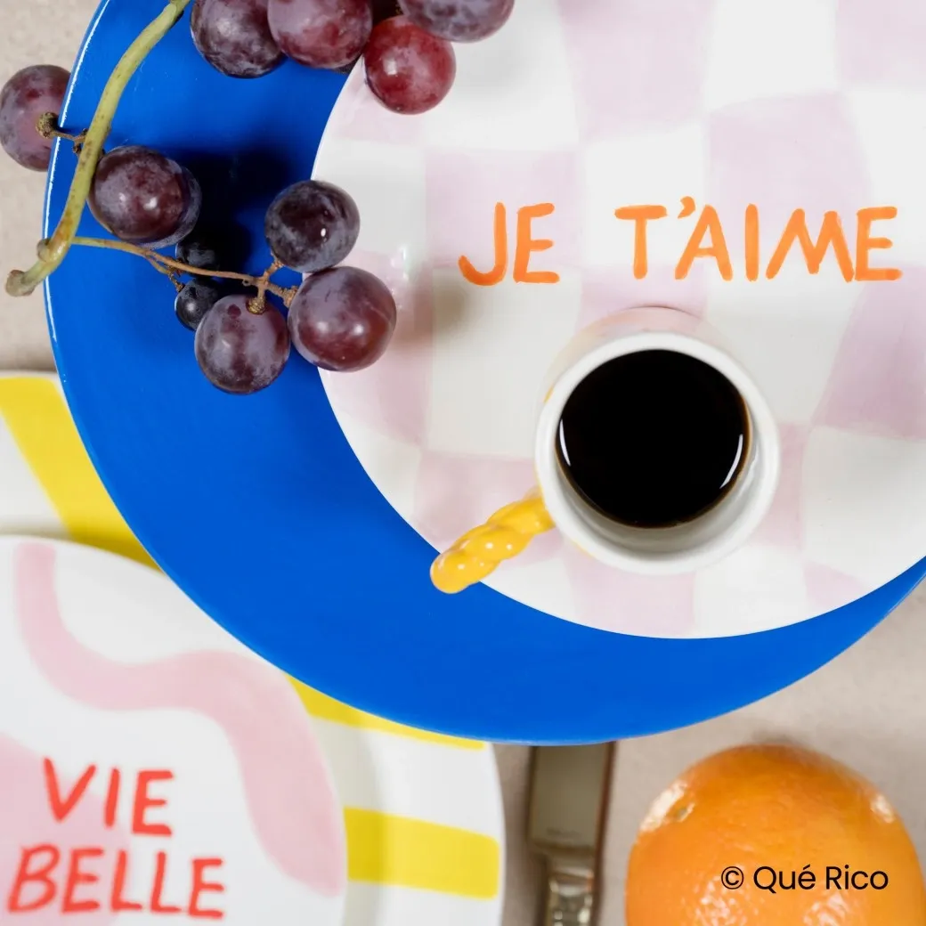 Assiette Diego - Je t'aime