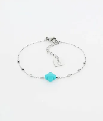 Bracelet Velasquez -  Acier | Turquoise