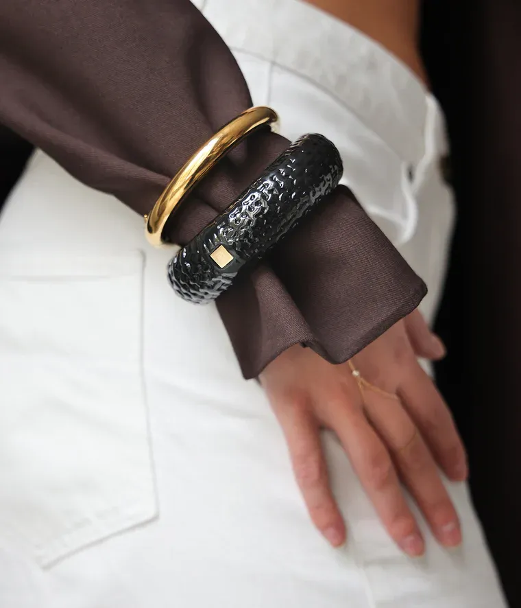 Bracelet Jonc Porto - Blanc