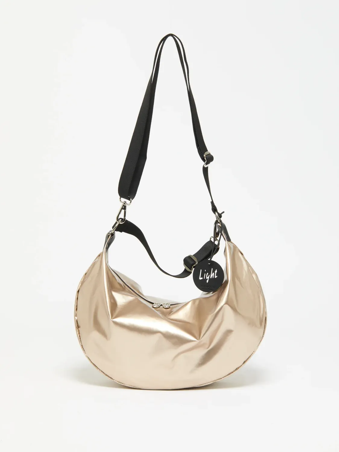 Sac demi-lune Charlie Light - Nacre