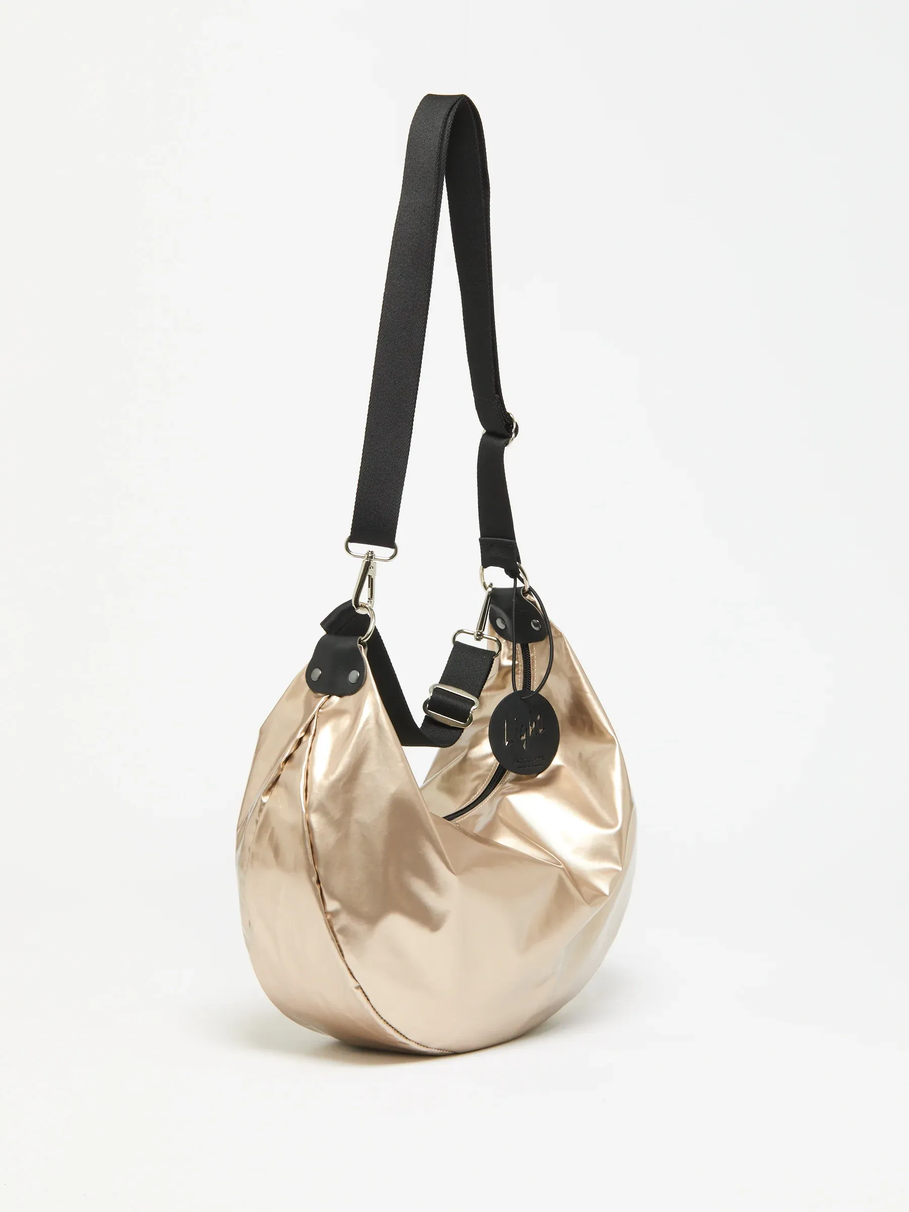 Sac demi-lune Charlie Light - Nacre