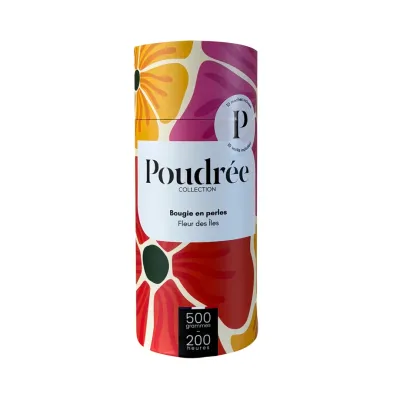Bougie Perles de cire - Fleur des Iles