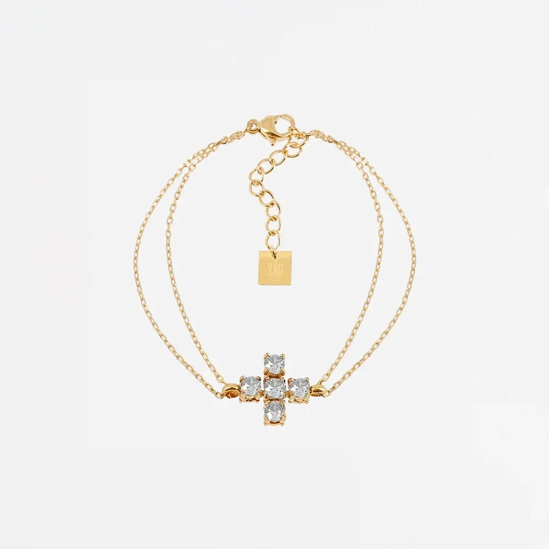 Bracelet Conti - Acier Doré