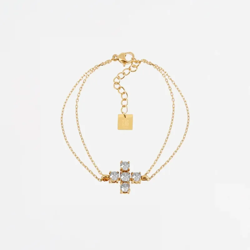 Bracelet Conti - Acier Doré