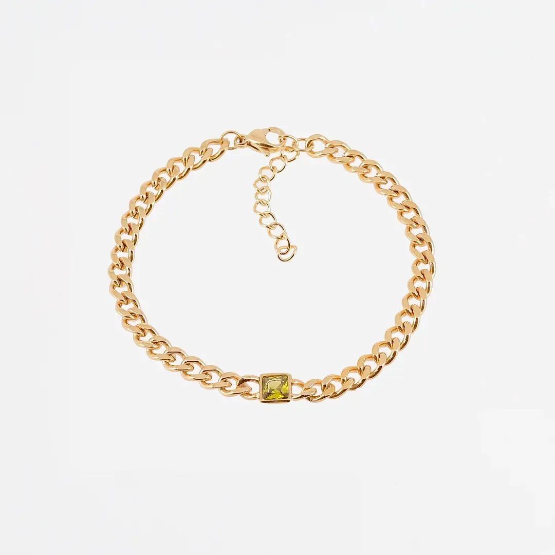 Bracelet Goustan - Acier Doré
