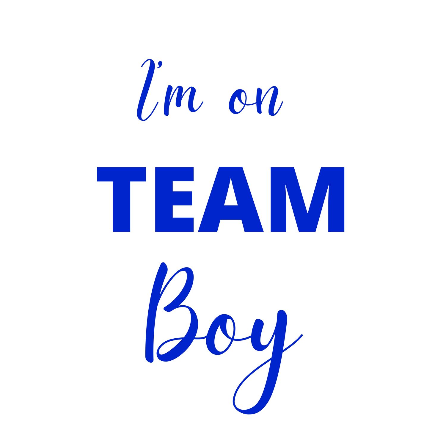 Baby Shower Tattoo Favour - Team Boy or Girl
