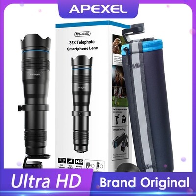 [Prebook] APEXEL 36x Super Zoom SmartPhone Lens (Telescope/ Telephoto / Monocular)