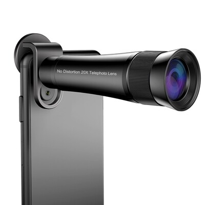 [Prebook] Pro Metal 20x Telescopic Telephoto Super Zoom Mobile Lens [New 2022]