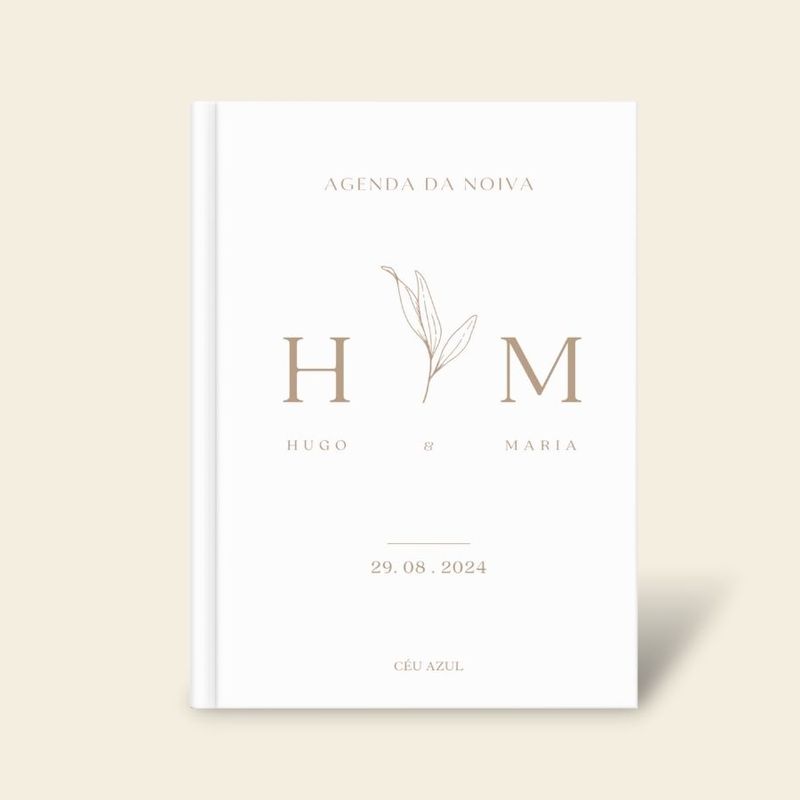 Agenda Wedding Planner Logo Floral