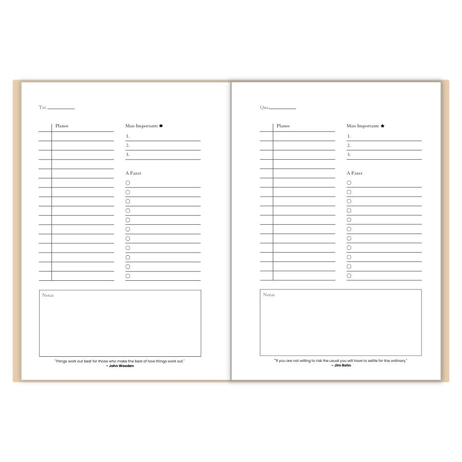 Agenda Diária Mindful