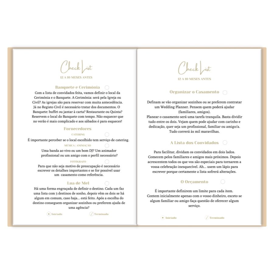 Agenda Wedding Planner Floral