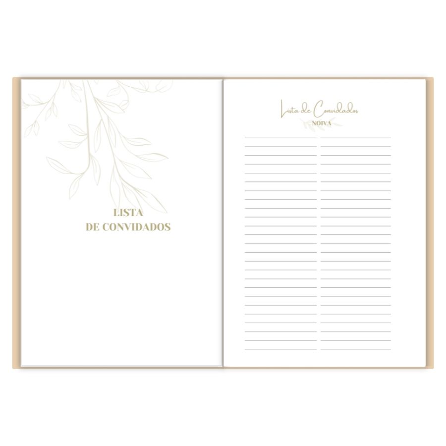 Agenda Wedding Planner Happy Floral