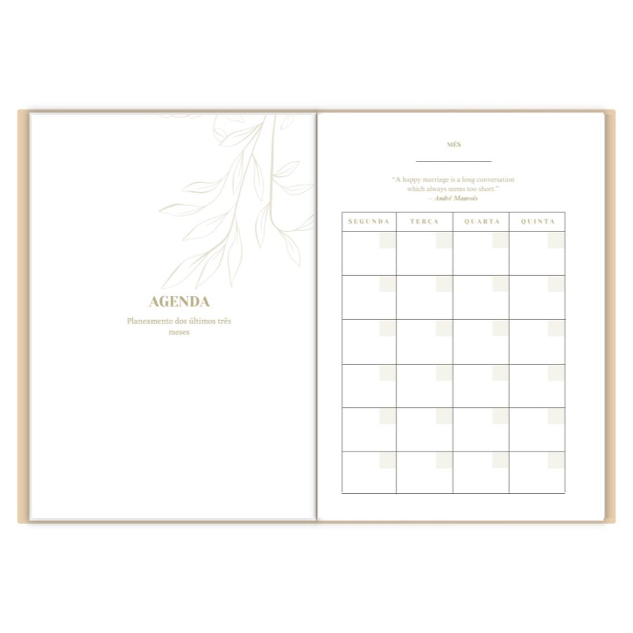 Agenda Wedding Planner Floral