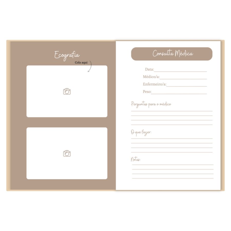 Agenda da Grávida Baby Womb