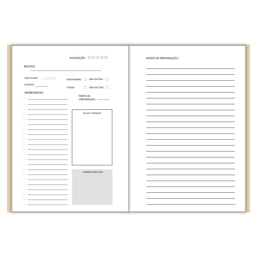 Livro de Receitas Essentials