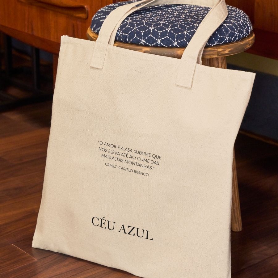 Tote Bag com frase motivacional