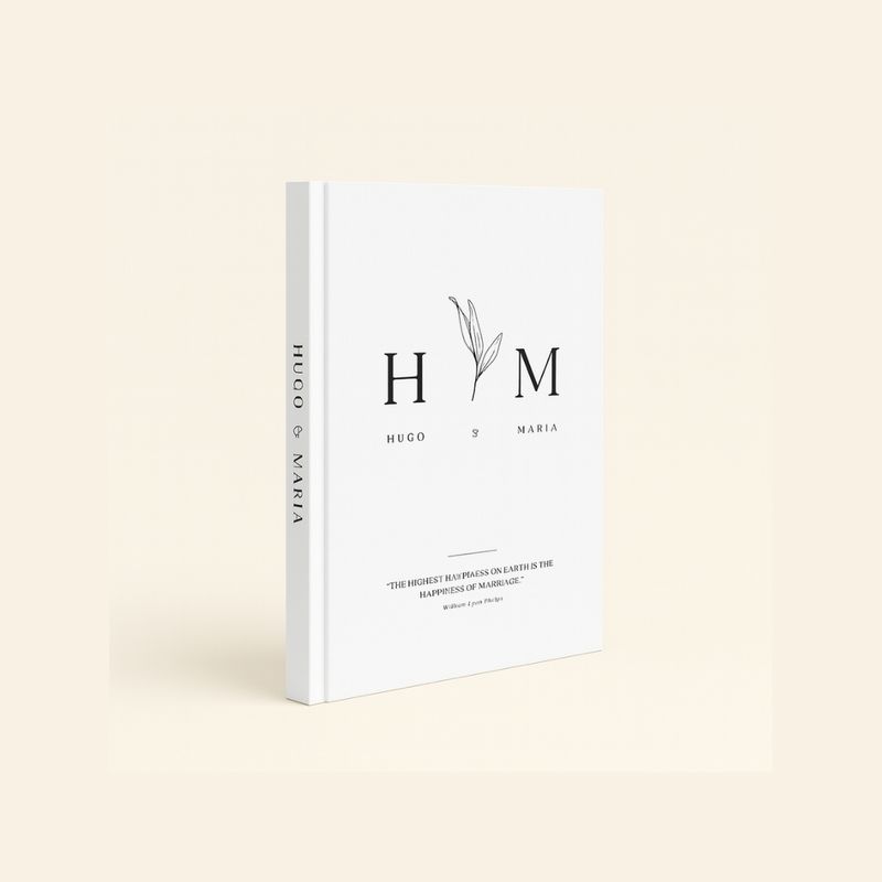 Livro de Honra Personalizado Minimal