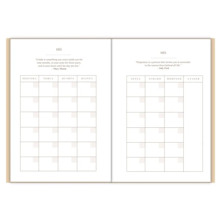 Agenda da Grávida Garden