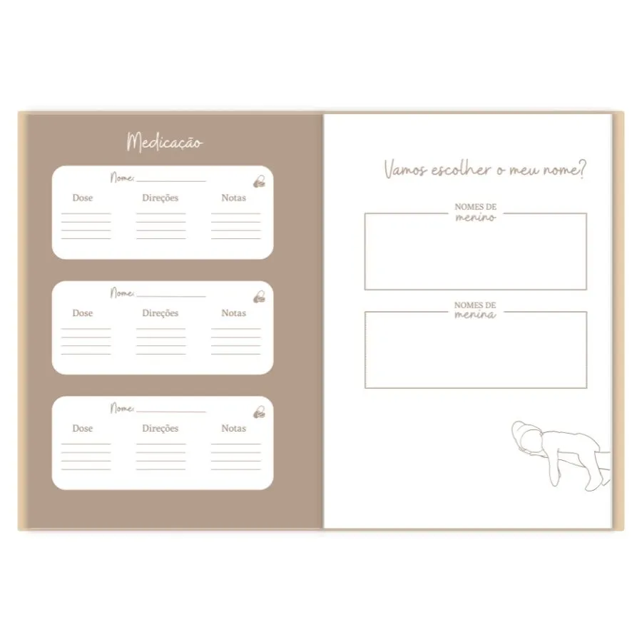 Agenda da Grávida Garden