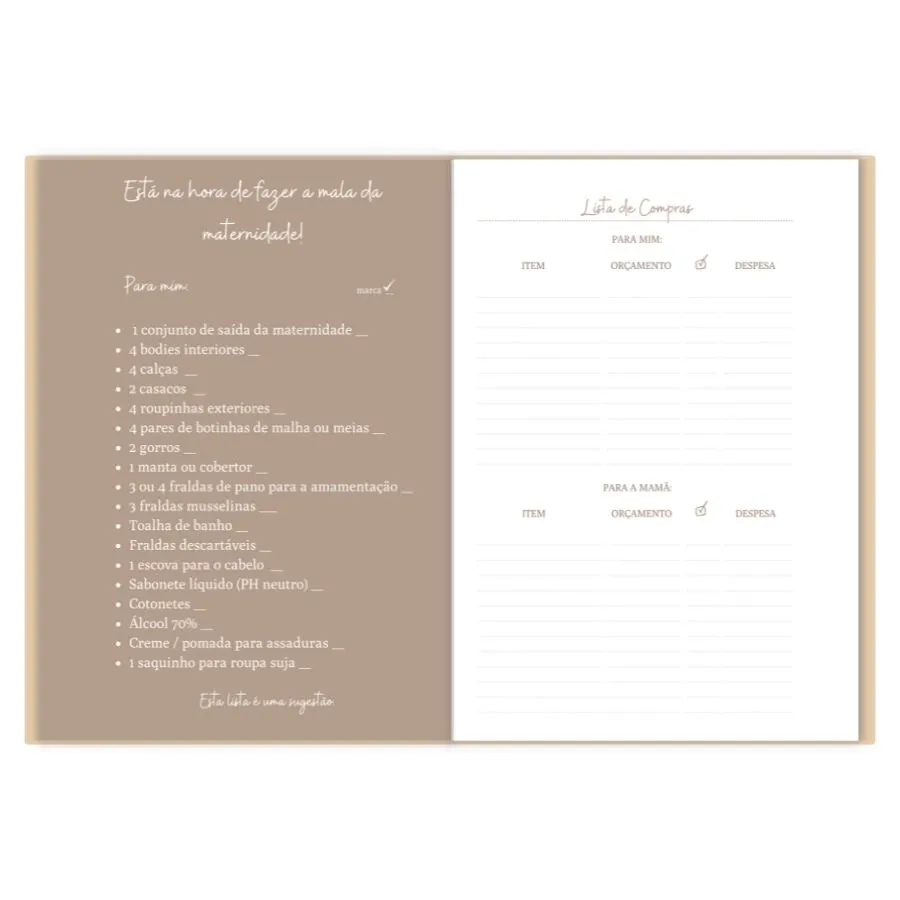 Agenda da Grávida Garden