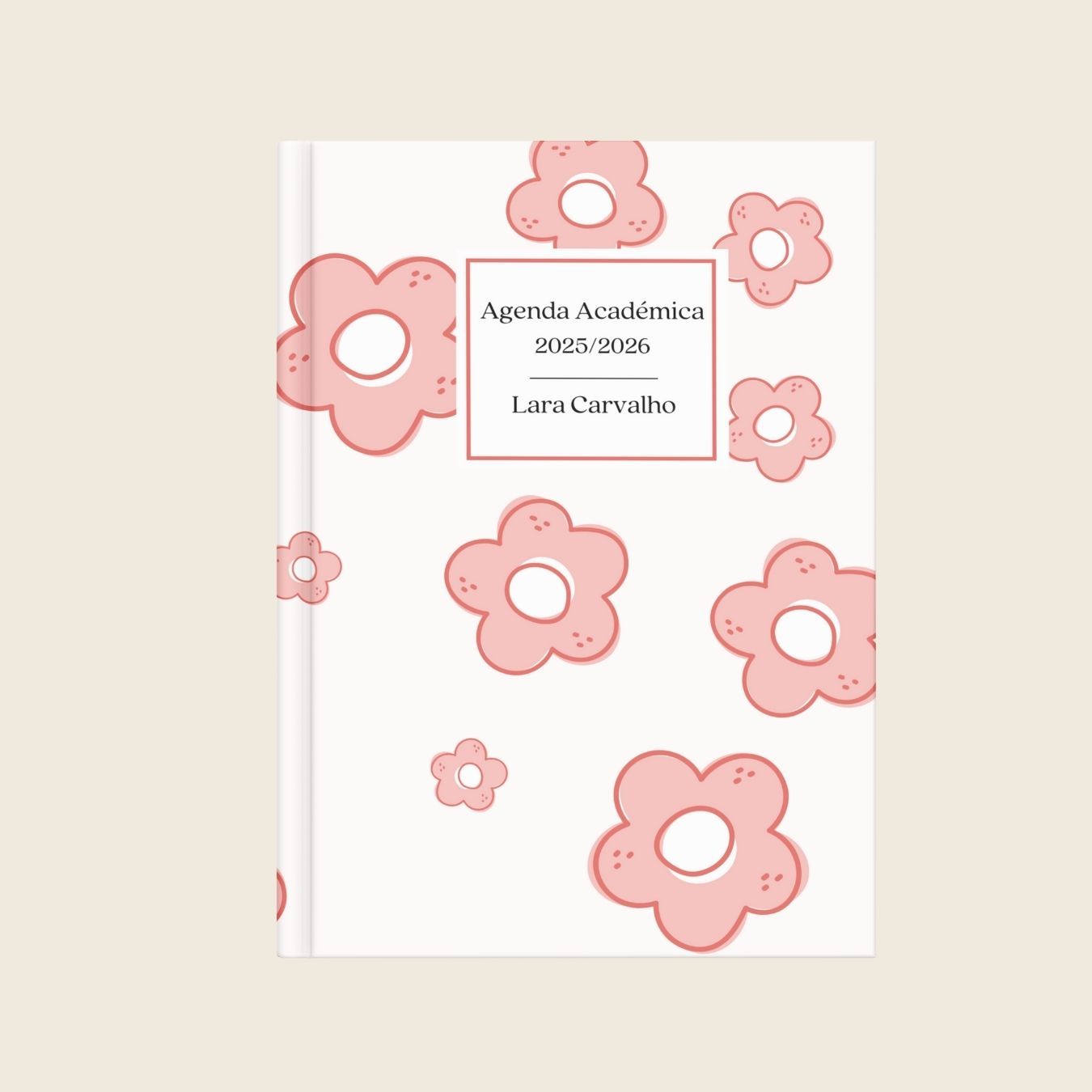 Agenda Académica Cute Flowers