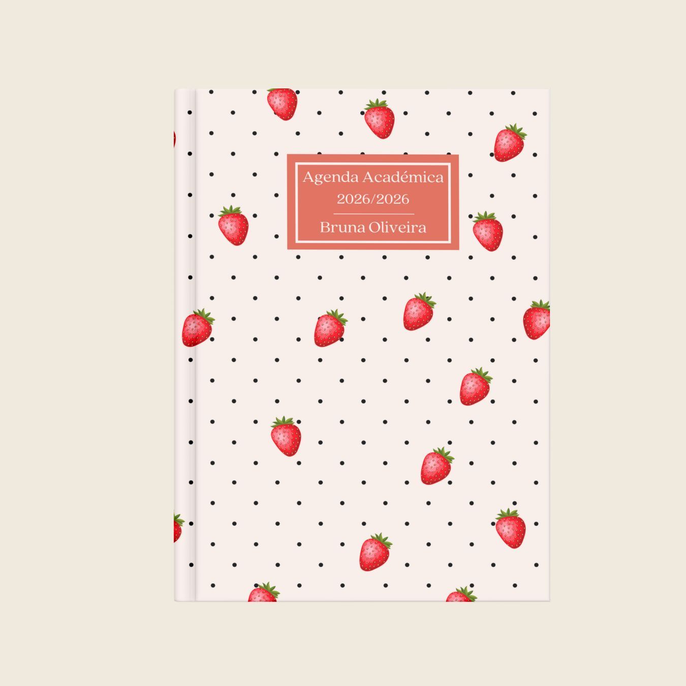 Agenda Académica Pink Strawberry