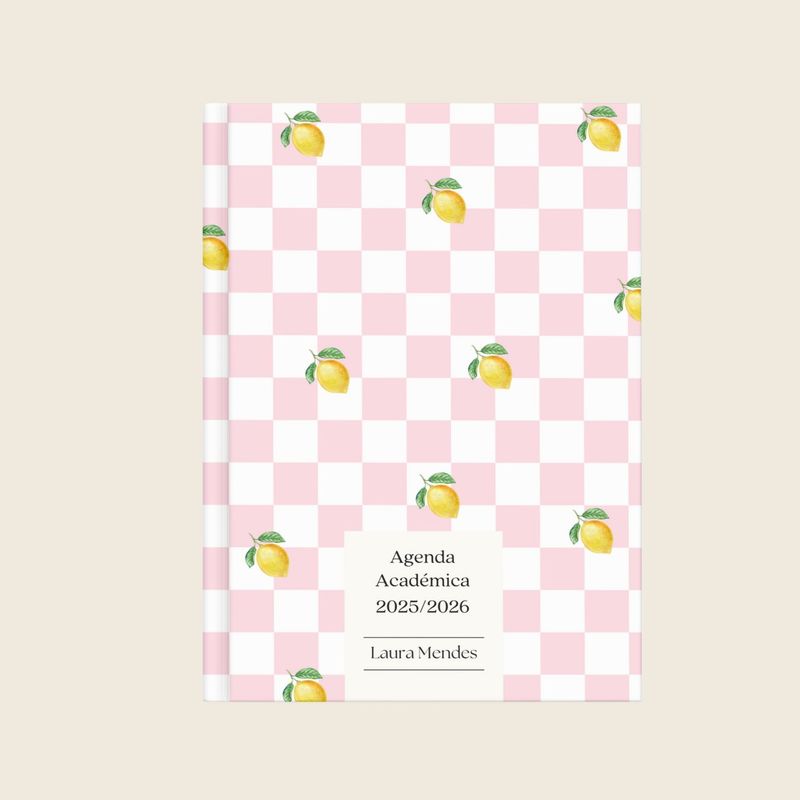 Agenda Académica Pink Lemon