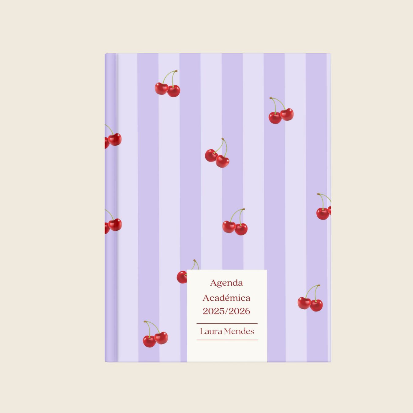 Agenda Académica Cherry Stripes