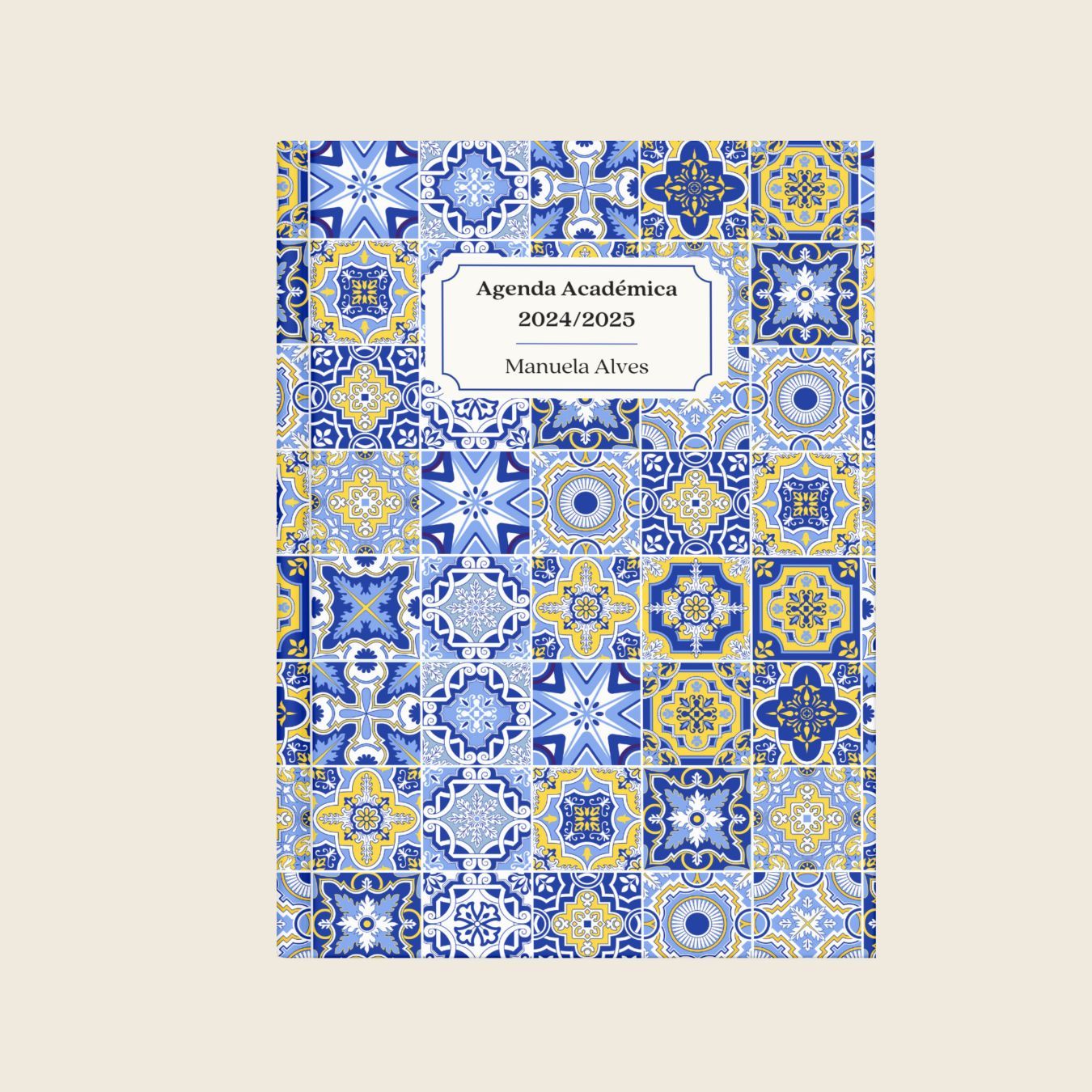 Agenda Académica Portuguese Tiles