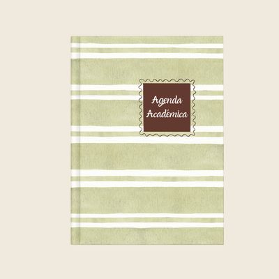 Agenda Académica Evergreen Stripes Agenda Académica Evergreen Stripes