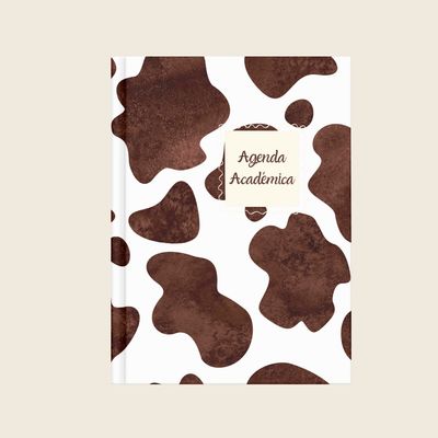 Agenda Académica Mocha Cow Agenda Académica Mocha Cow