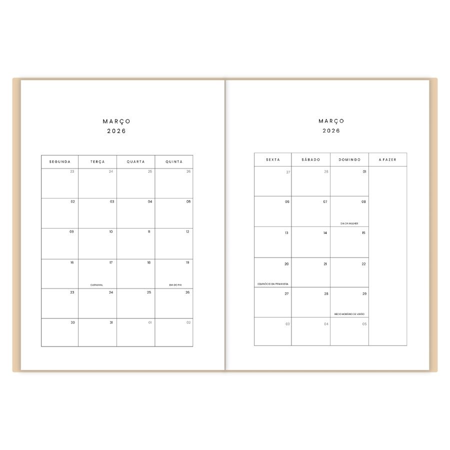 Agenda 2026 Mocha Cow