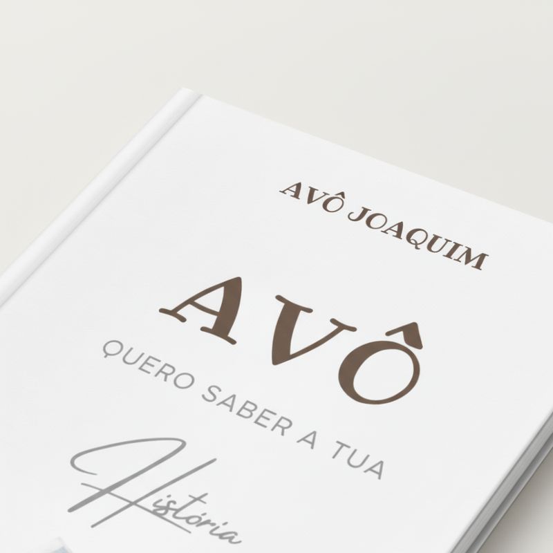 Livro de Histórias Personalizado - Quero saber a tua história, cover detail