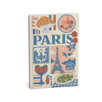 Álbum de Fotos Colagem Paris