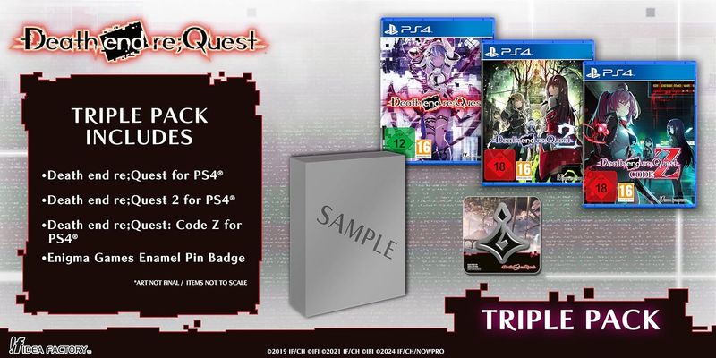 Death end re;Quest/ Death end re;Quest 2/ Death end re;Quest: Code Z - Triple Pack (PlayStation 4)