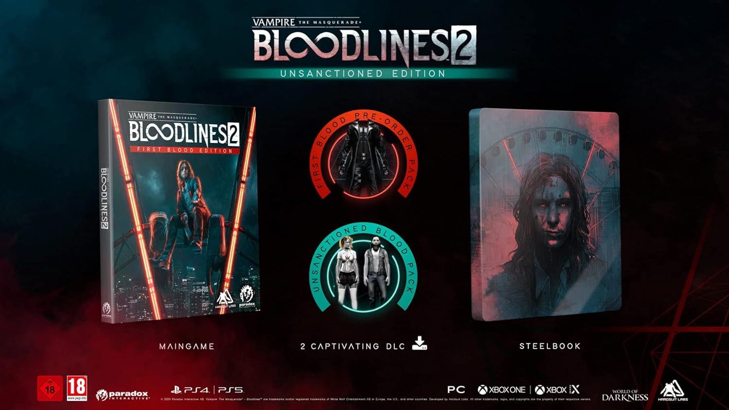 Vampire: The Masquerade: Bloodlines 2 - Unsanctioned Edition (PlayStation 4)