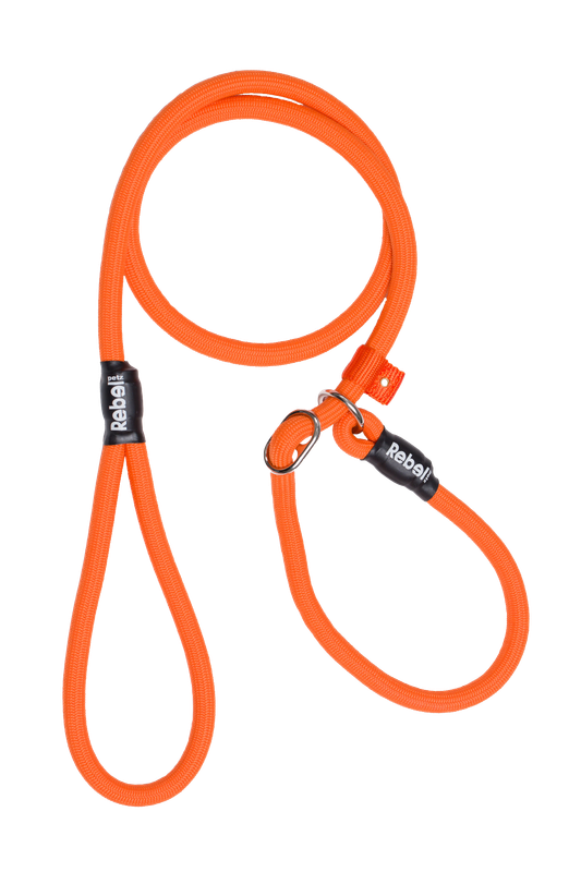 ​Rebel Petz Trainingslijn - Oranje - Large (12mm x 140cm)
