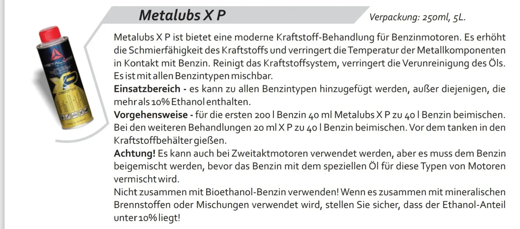 Metalubs XP 5 l