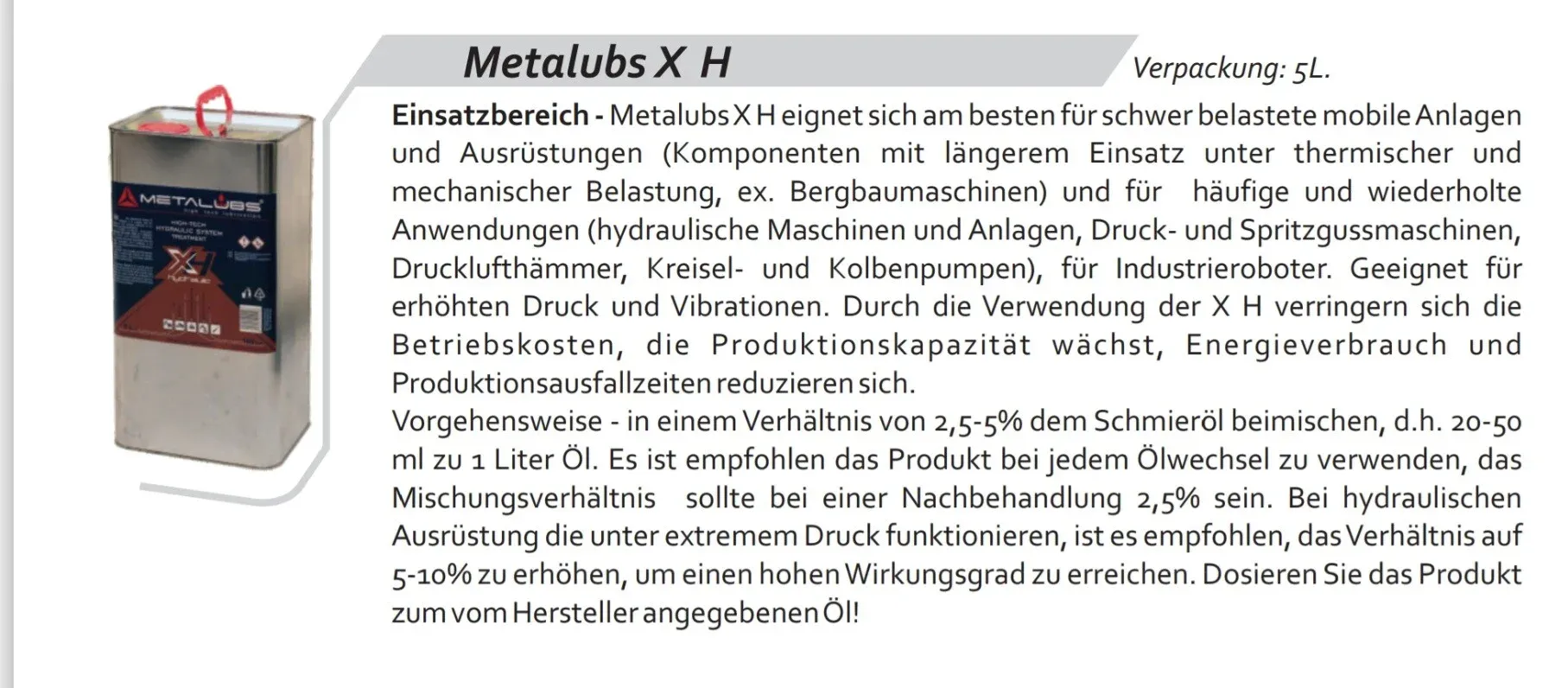 Metalubs HT 5L