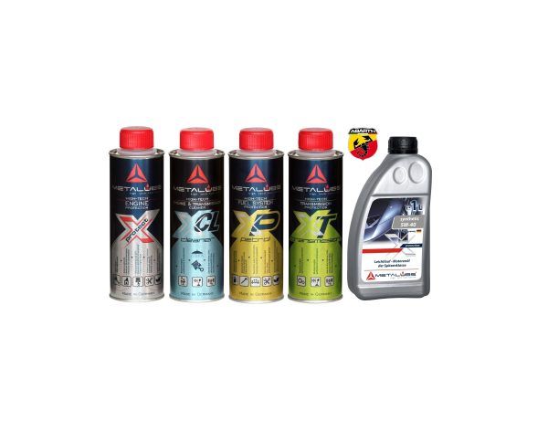 Komplettes Anti-Reibungs-Straßen-KIT für Abarth T-Jet – Multiair (Wäsche, Motor, Kraftstoff, Getriebe, 5w40 4 Liter)