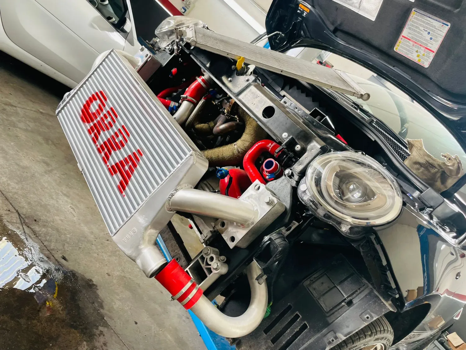 12 Liter Ladeluftkühler ITEC (Rennstreckeneinsatz) IC, FMIC 500 ABARTH ORRA Racing