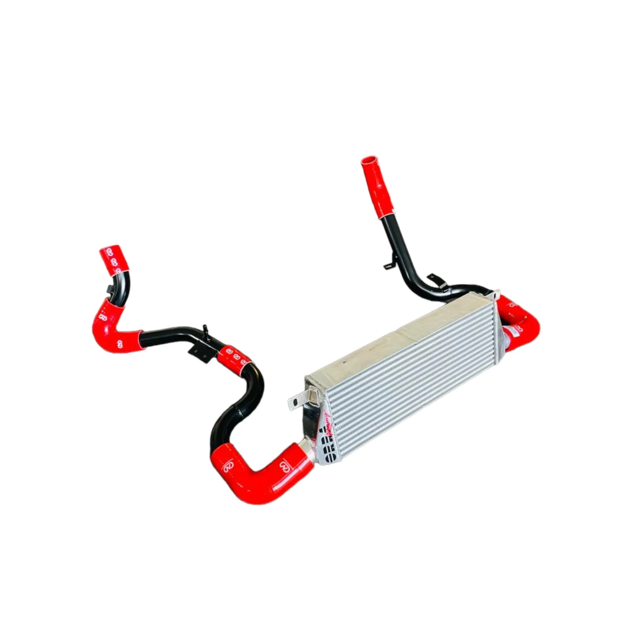 9 Liter Tube&Fin Ladeluftkühler 124 Abarth/FIAT komplett mit ORRA Racing Rohren