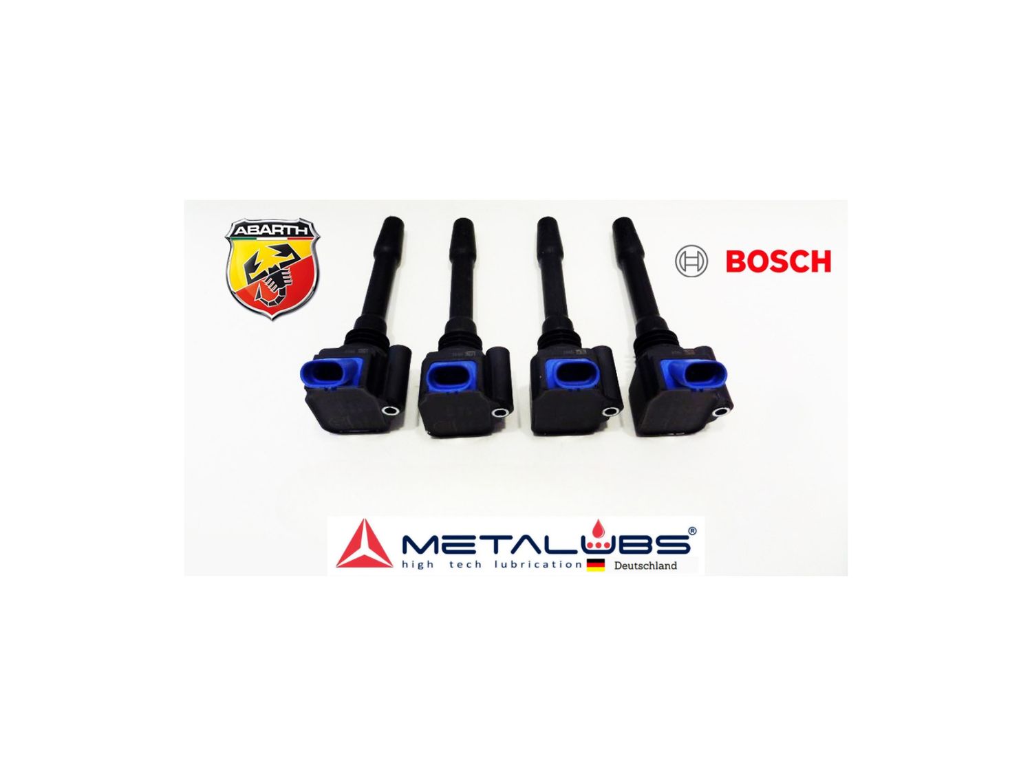 Original Bosch 695 Abarth Biposto Zündspulen-Umrüstsatz