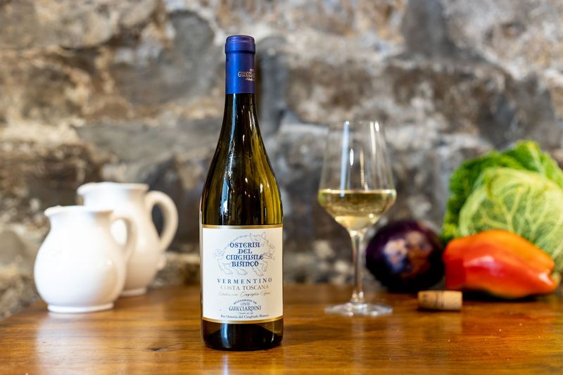 ​Vino Bianco Vermentino Toscano Osteria del Cinghiale Bianco, Conte Guicciardini – White Wine of Osteria del Cinghiale Bianco, Conte Guicciardini