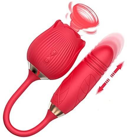 Fantasy Thrusting Rose Vibrator Fantasy Thrusting Rose Vibrator